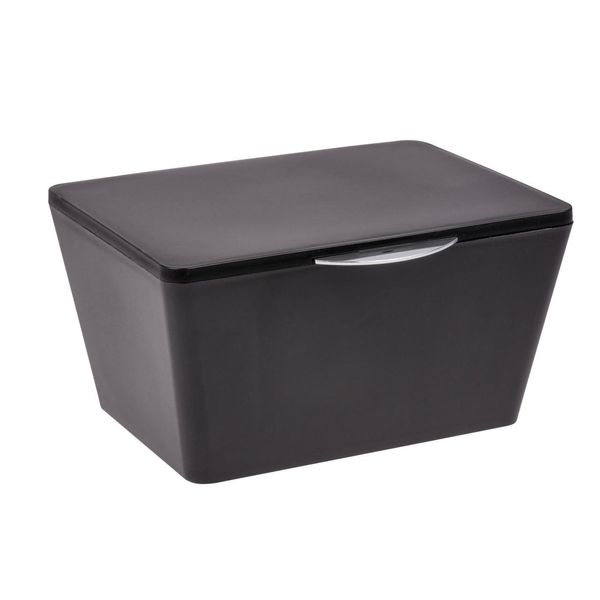 Wenko Scatola Portaoggetti Brasil Con Coperchio Cestino Cassa Bagno Cucina Ospiti Wc Ufficio-image