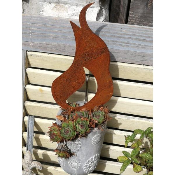 Fiamma In Acciaio Inox Mohammed Mohammed Mohammed - 25 Cm-image