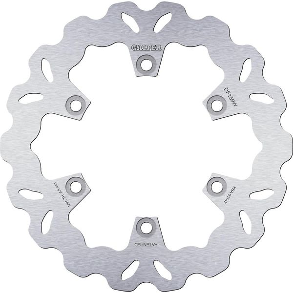 Disco Freno Galfer DF159W Wave® Rigido Anteriore 270X5Mm (2 Necessari) Per Kawasaki Gpz S R 500 - 750 Ccm Anno 1983 - 2003-image