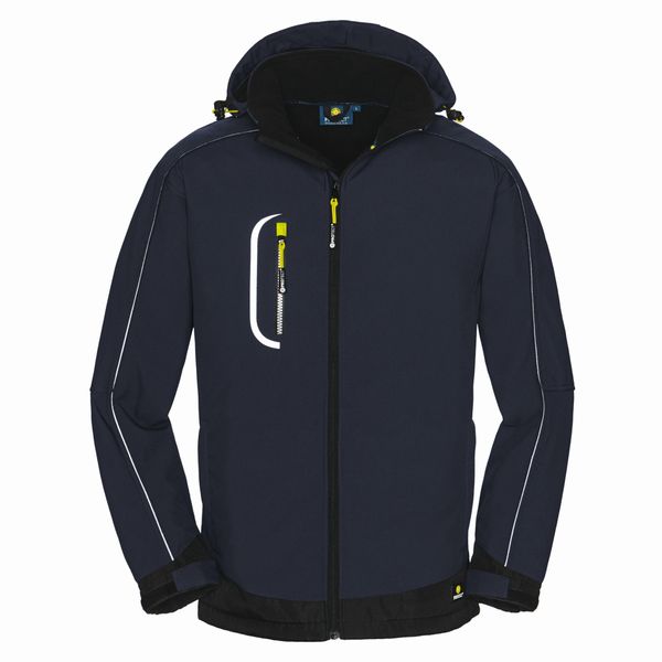 4PROTECT® Herren Softshelljacke Montana Blau GrößE S-image