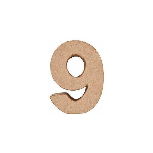 Numero "9"" In Cartapesta Per L'artigianato Idea Creativa Rico Design"-image
