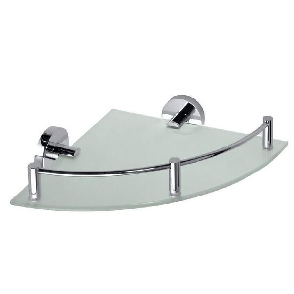 Mensola Da Bagno Bemeta Omega Mensola Angolare In Vetro Con Trappola-image