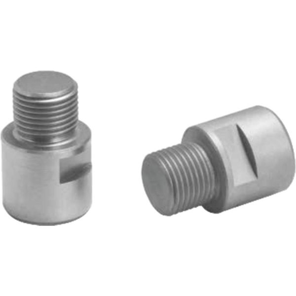 Ergotec 06019001 Prolunga Asse Pedale In Acciaio Inox, Per 9/16', Argento (1 Paio)-image
