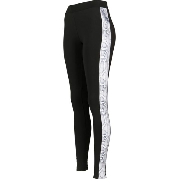 DáMské Leginy Urban Classics - Leggings Da Donna Con Motivo A Righe Laterali - Xs-image