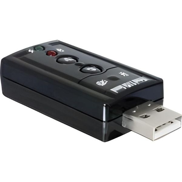 Delock 63926 Delock Sound Adapter Extern USB2.0 Virtual 7.1 24Bit 96Khz-image
