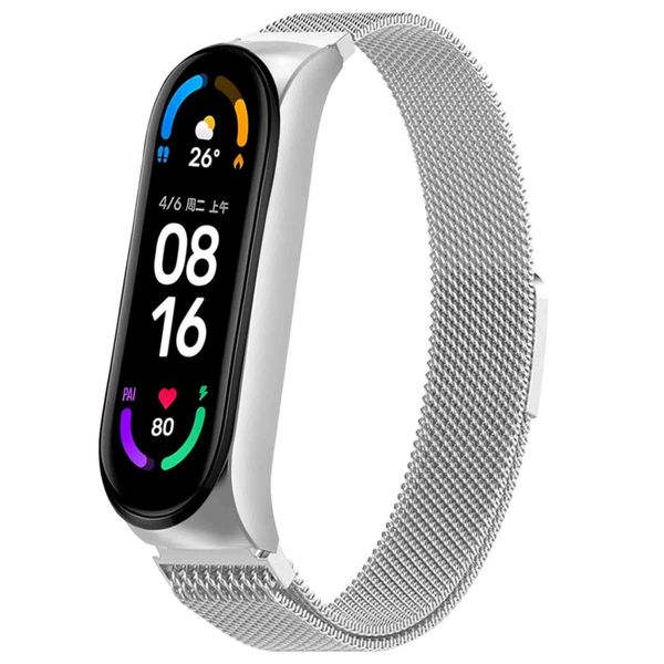 Xiaomi Mi Band 6, Xiaomi Mi Band 5 Band: Imoshion Magnetic Milanese Band Con Sistema A Scatto-image