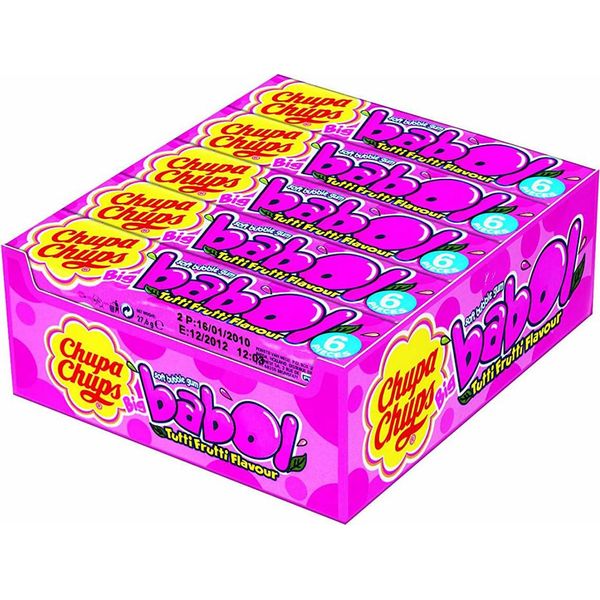 Gomma Da Masticare Chupa Chups Big Babol Tutti Frutti 27G Confezione Da 20 Pezzi-image
