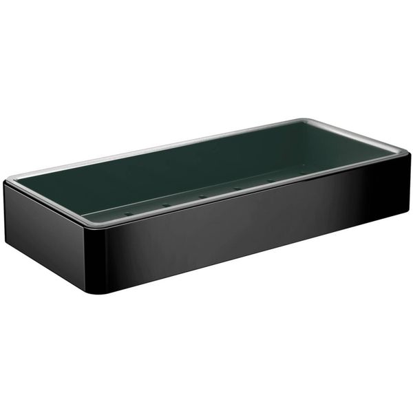 Cestello Emco Loft Con Inserto In Plastica, 220 X 36 X 101 Mm, Nero/Nero-image