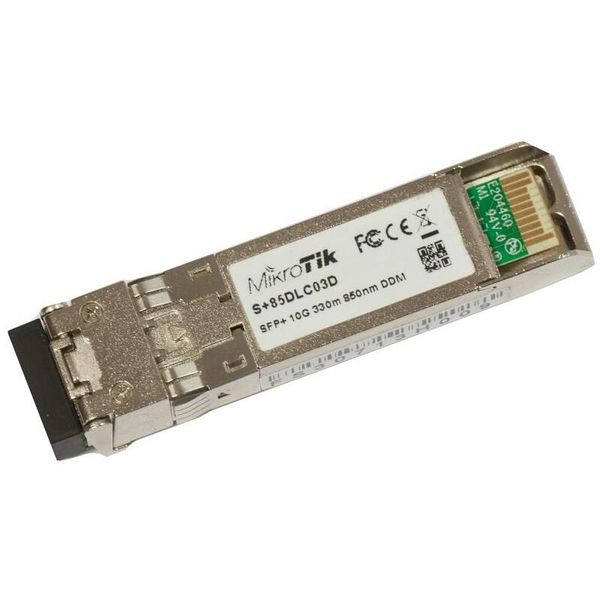 Mikrotik S+85DLC03D - Fibra Ottica - 10000 Mbps - Sfp+ - Lc - 300 M - 850 Nm-image