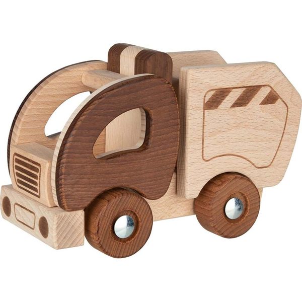 Goki 55889 Goki Nature Pattumiera, 15 X 8,5 X 10 Cm, Legno, Naturale/Marrone-image