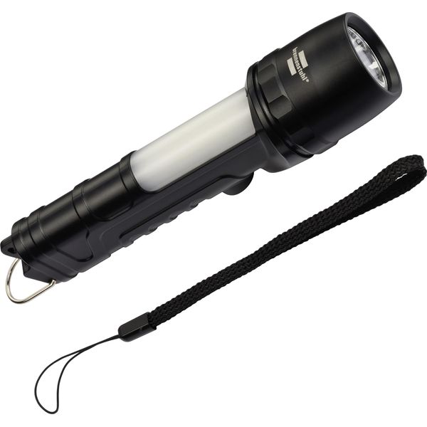 Brennenstuhl 1178690 Torcia Elettrica Nera, Grigia Torcia A Spinta Led-image