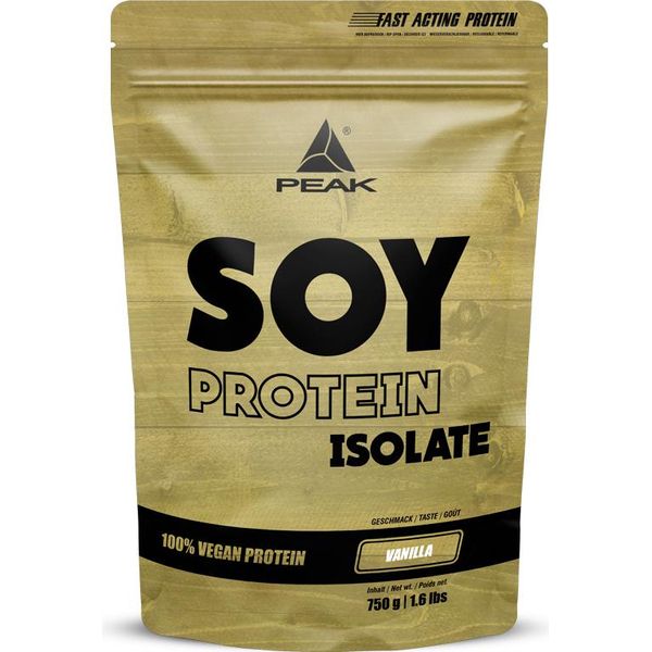 Proteine Isolate Della Soia - 750 G : Vaniglia I Polvere I Soia I Proteine Vegetali I Proteine I Non Ogm I Alto Contenuto Di Eaa I Buona Solubilità I Costruzione Muscolare I Mantenimento Muscolare I Vegano I Senza Glutine-image