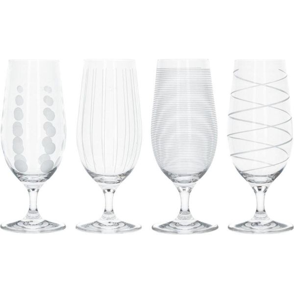 Set Di 4 Bicchieri Da Birra, Bicchieri Da Pilsner Mikasa Cheers In Scatola 450Ml Kitchencraft Wa-image