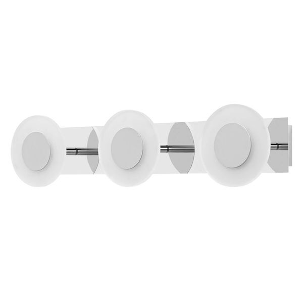 Ledvance Lampada Da Bagno Smart Led Cromo, 21W, 2100LM, 3000-6500K, 52Cm, IP44, Applique Orbis Wave, Lampada Da Bagno Con Tecnologia Wifi, Dimmerabile, Controllabile Tramite App E Assistente Vocale-image