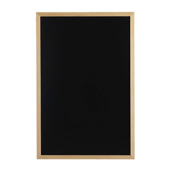Zeller Lavagna Magnetica Con Gesso, Metallo, Cornice In Legno Di Pino 40X60Cm-image