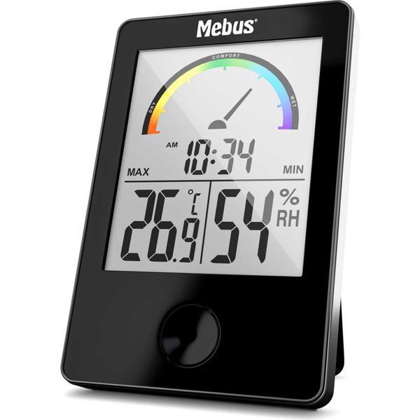 Termoigrometro Mebus 40929 Nero-image