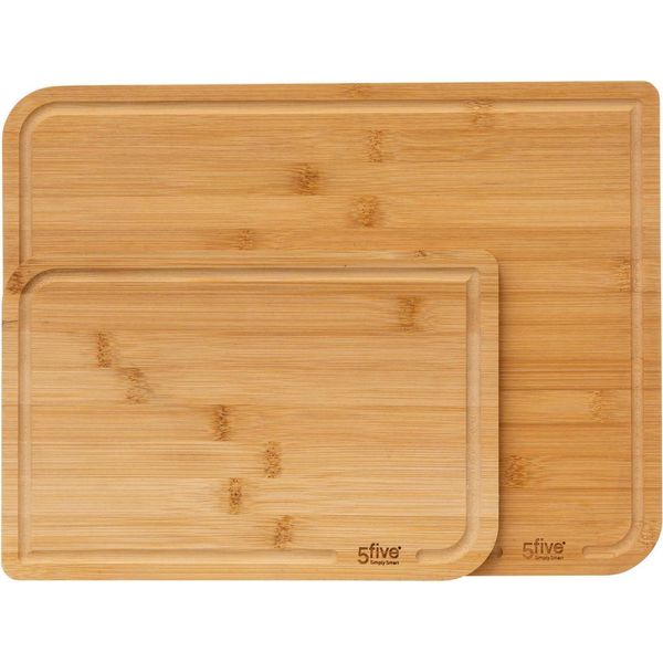 5 Five Simply Smart - 2Er-Set Schneidebretter Bambus-image