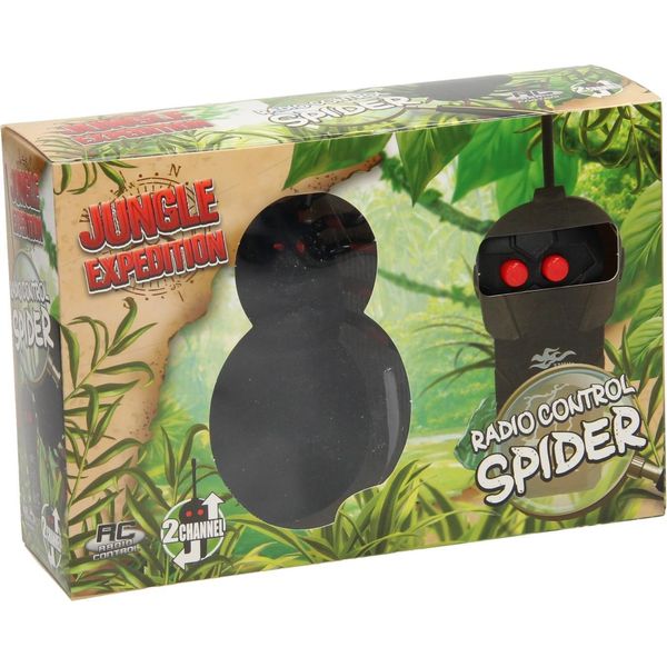 Ragno Giocattolo Rc Jungle Expedition Creepy Spin Telecomandato 12 Cm-image