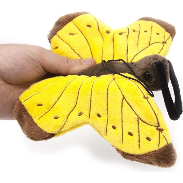 Cornelissen - Peluche - Farfalla Con Nastro (Giallo) - 23 Cm-image