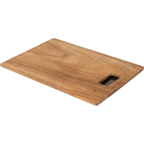 Bilancia Elettronica Da Cucina Con Legno Di Acacia Harmony, 21,5 X 15 X 2 Cm-image