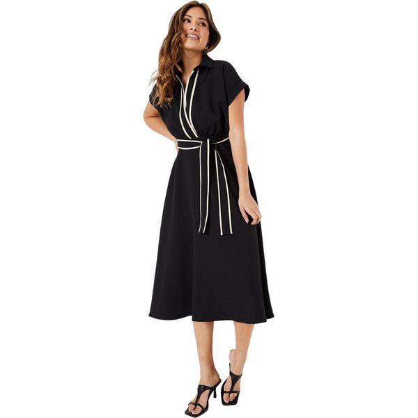 Principles - Cintura Per Abito Midi Da Donna DH7359 (38 It) (Nero)-image