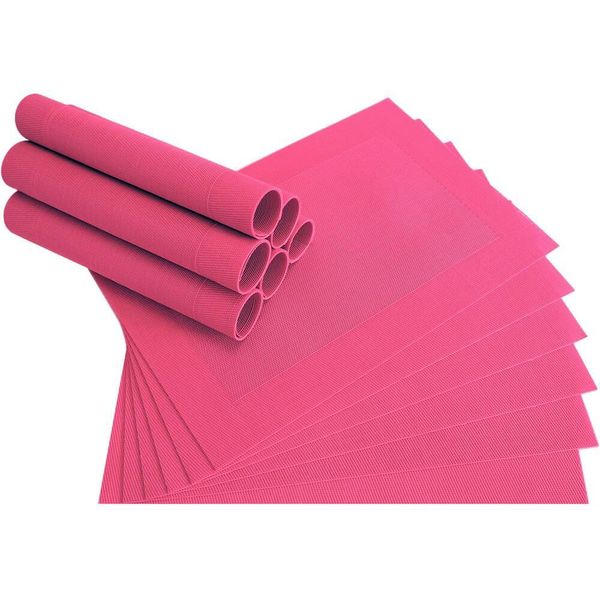 Tovaglietta Borda Rosa Tovaglietta Come Decorazione Della Tavola-image