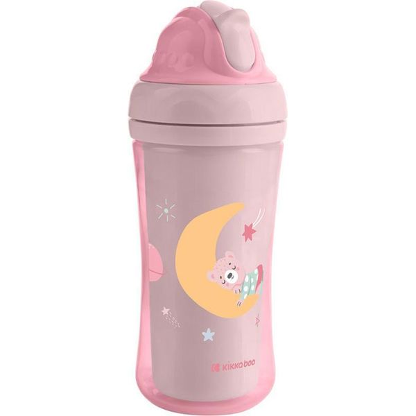 Kikkaboo Moony Me Bottiglia In Silicone Con Cannuccia 220Ml Taglia Unica-image