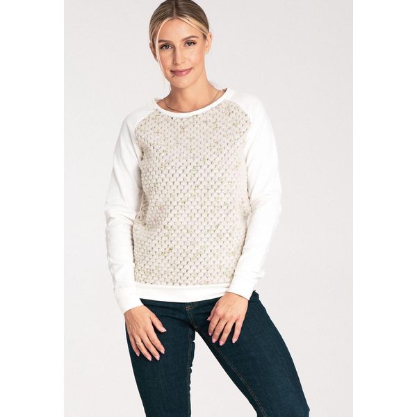 Figl Felpa Da Donna Con Cappuccio Senza Chiusura Arosindus Ecru L-image
