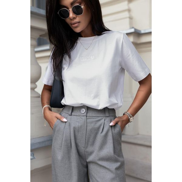 Ivon T-Shirt Donna A Maniche Corte Onoricus Bianco S-image