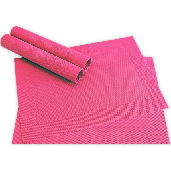 Tovagliette Borda Set Di 4 Rosa Come Tovagliette Da Tavola-image