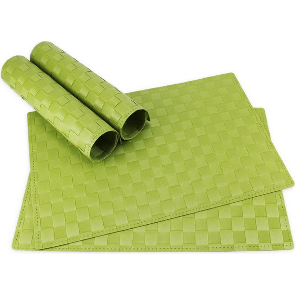 Tovagliette Modern Set Di 4 Verde Chiaro Come Tovagliette Da Tavola-image