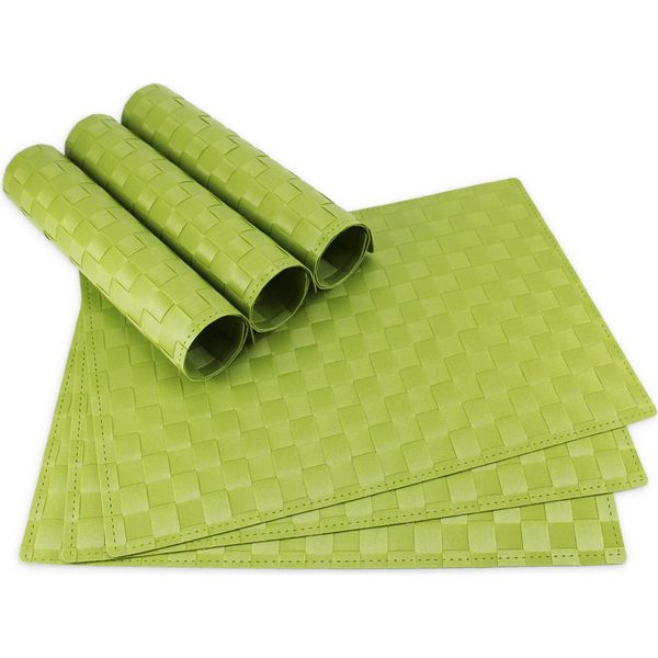 Tovagliette Modern Set Di 6 Verde Chiaro Come Tovagliette Da Tavola-image