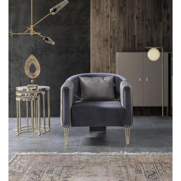 Mobili Per Il Soggiorno Design Poltrona Di Alta Qualità Poltrona Moderna Imbottita Seduta-image