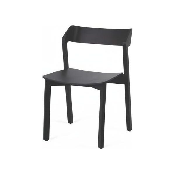 Sedia Imbottita Sedia Di Design Moderno Sedia Tessile Nera Sala Da Pranzo Mobili Di Lusso-image
