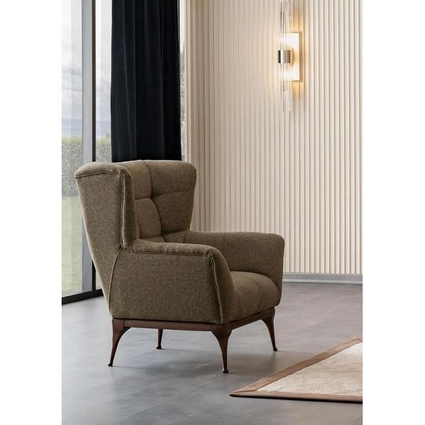 Poltrona Poltrona Imbottita Poltrona Ad Ala Poltrona Relax Poltrona Cocktail Chesterfield-image