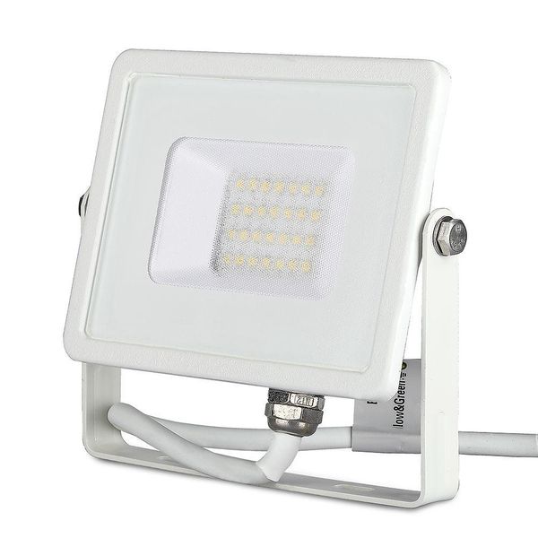 V-TAC 20W Samsung Led Proiettore Alogeno Bianco VT-20 Caldo 1510Lm-image