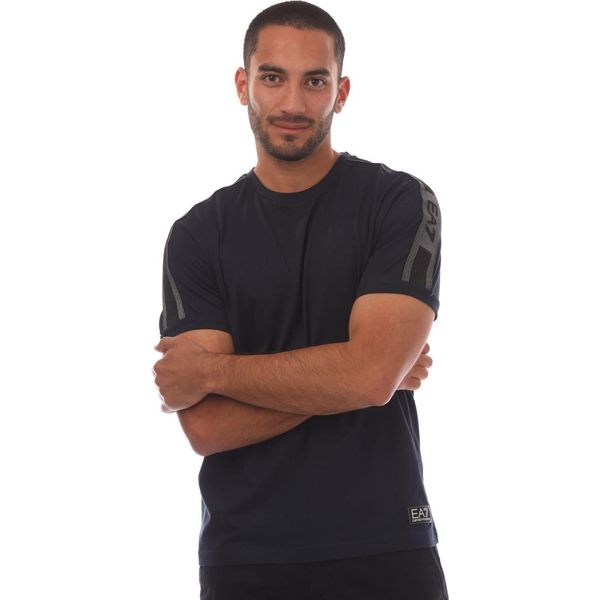 Emporio Armani - T-Shirt "EA7"" Da Uomo In Jersey Di Cotone GT6692 (L) (Navy)"-image