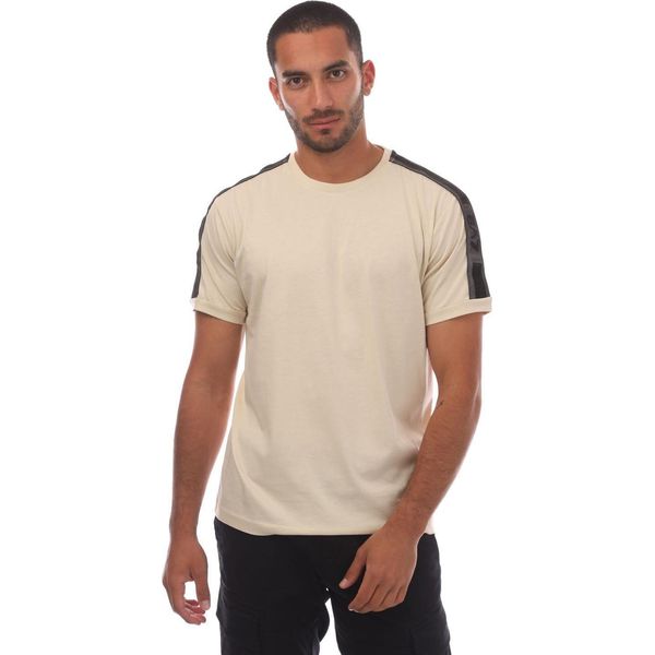 Emporio Armani - T-Shirt "EA7"" Da Uomo In Jersey Di Cotone GT6692 (Xl) (Beige)"-image