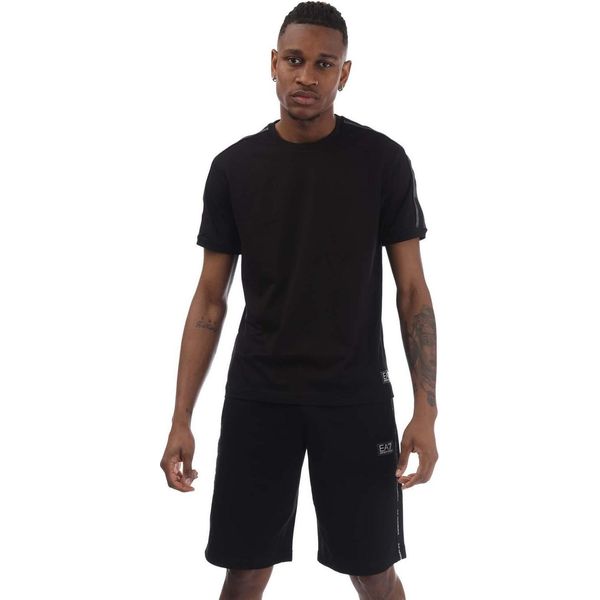 Emporio Armani - T-Shirt "EA7"" Da Uomo In Jersey Di Cotone GT6692 (L) (Nero)"-image