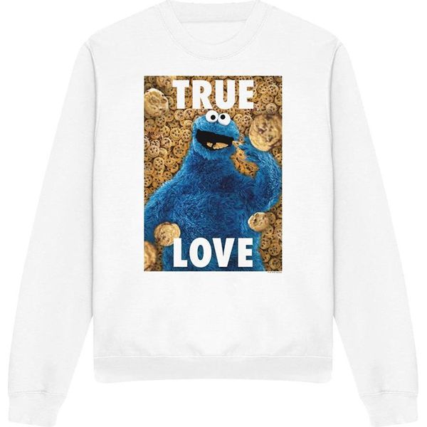 Sesame Street - Felpa "Beautiful Cookies"" Per Bambini/Ragazzi Unisex TV19932 (Xxl) (Weiß)"-image