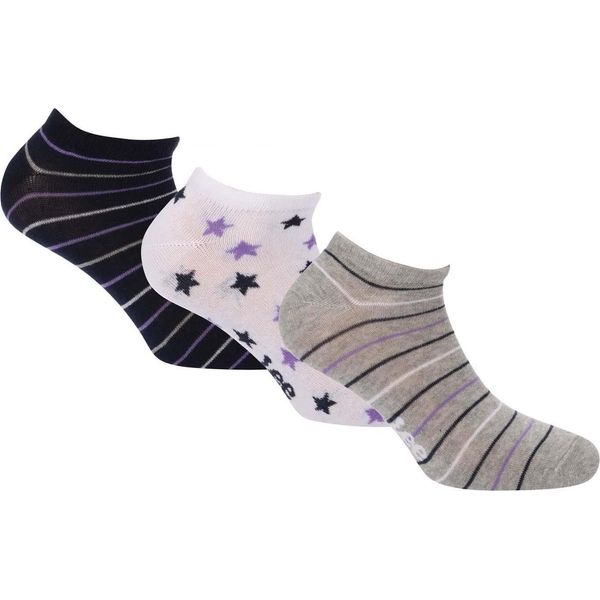Lee - Calzini Foderati Per Uomo/Donna Unisex (Confezione Da 3) GT6894 (37 Eu - 40,5 Eu) (Grigio/Nero/Bianco)-image
