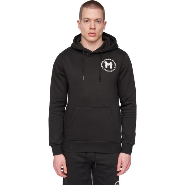 Henleys - Maglia Con Cappuccio "Metafone"" Da Uomo BG1426 (Xl) (Nero)"-image