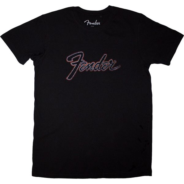 Fender - T-Shirt Con Stampa Sul Retro Per Uomo/Donna Unisex RO14078 (S) (Nero)-image