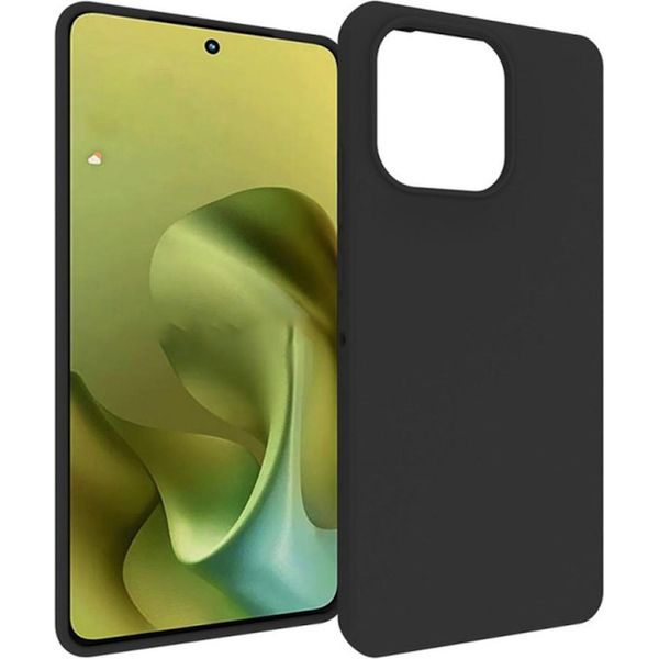 Per Motorola Moto G86 5G Silicone Tpu Custodia Protettiva Cover Flessibile Ultra Sottile Nero-image