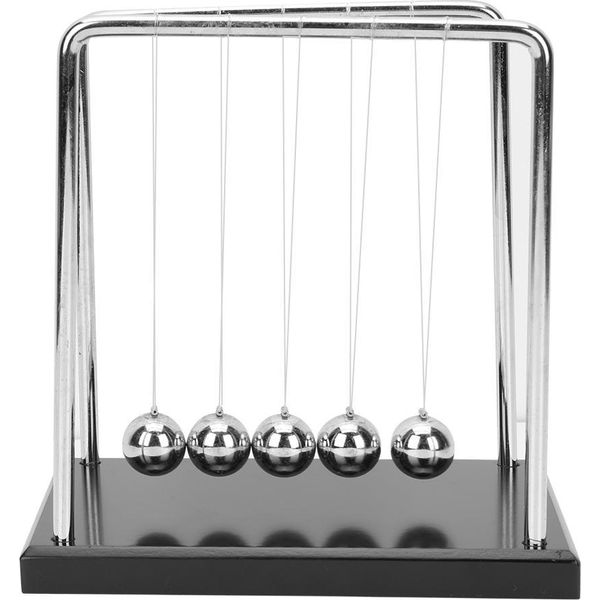 Culla Di Newton Palle D'equilibrio Giocattolo Educativo Per Bambini Fisica Scienza Pendolo Decorazione Da Tavolo-image