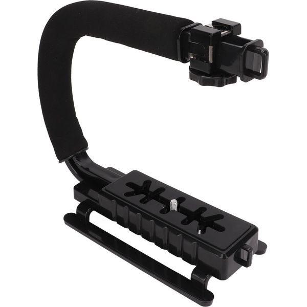 Puluz U C Form Video Azione Impugnatura Stabilizzazione Abs Biss Spugna Nera Accoessorio Fotografico Portatile Per Microfilms-image