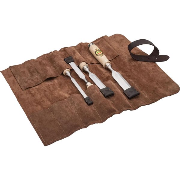 Set Di Scalpelli Kirschen 4 Pezzi In Pelle 10-16-20-26-image