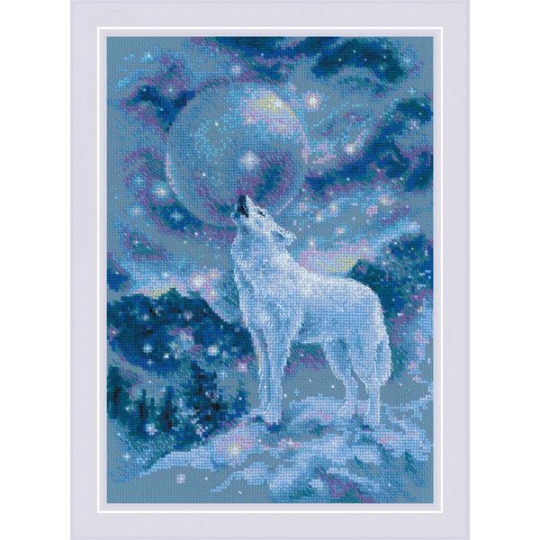 Riolis Set Di Punti Croce "Vento Freddo Come Il Ghiaccio"", Schema Di Conteggio"-image