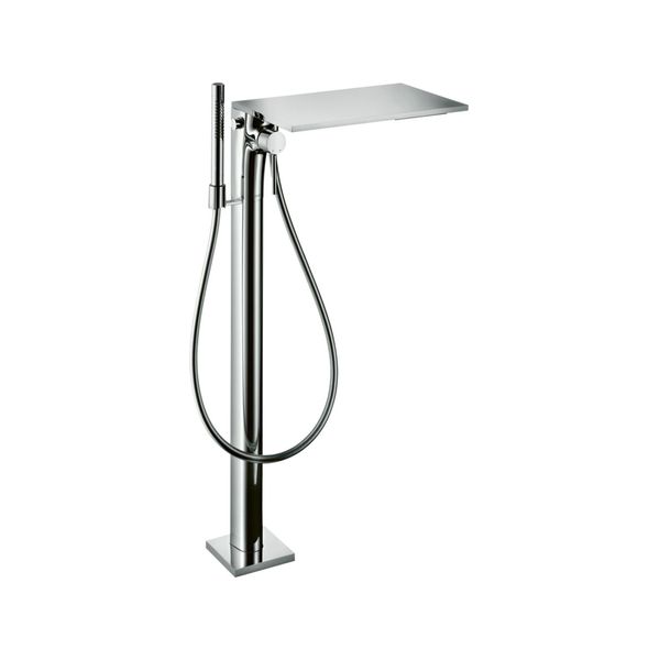 Hansgrohe Fertigmontageset Axor Massaud Wannen-Einhebelmischer, Bodenstehend, Chrom (18450000)-image