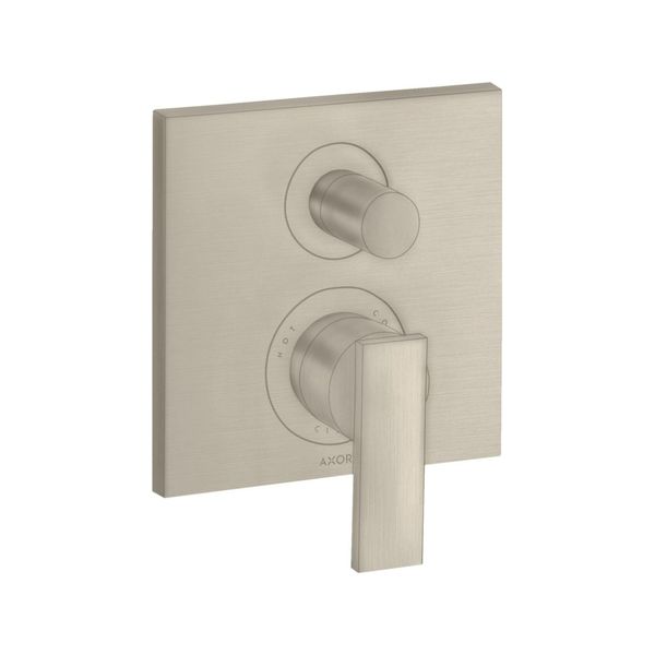 Hansgrohe Fertigmontageset Axor Citterio Up-Wannen-Einhebelmischer, M Hebel, Brushed Nickel (39455820)-image